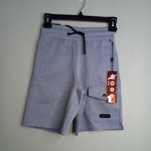 Athletex Shorts Boys S 8 Athletic Active Casual Drawstring Gray